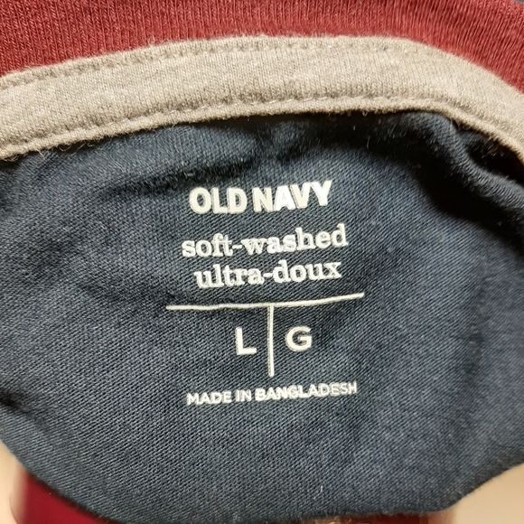 OLD NAVY Mens Raglan-Sleeve Colour-Blocked - Picture 4 of 4